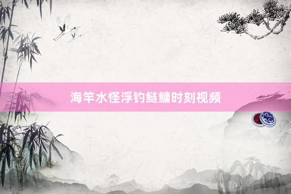 海竿水怪浮钓鲢鳙时刻视频